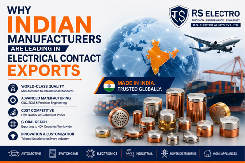 Why Indian Manufacturers Are Leading in Electrical Contact Exports